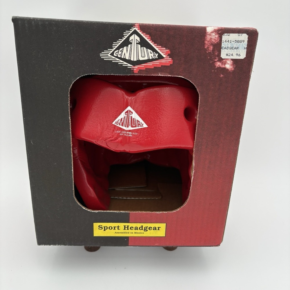 Vintage Century Headgear Sparring Chuck Norris‎ Adult M/L Red NIB
